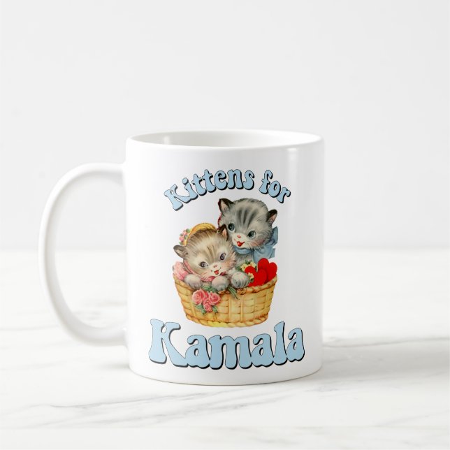 Mug Chatons pour Kamala (Gauche)