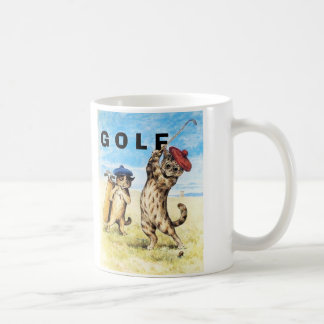 Mug Chats Amusants Jouer Golf Caddy Design