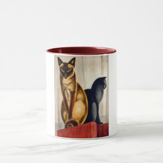 Mug Chats Art Déco