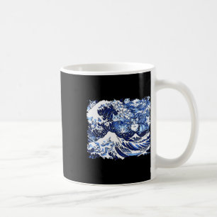 Mug Chats Bleus Vague Pour Kamala Drôle Chat Dame