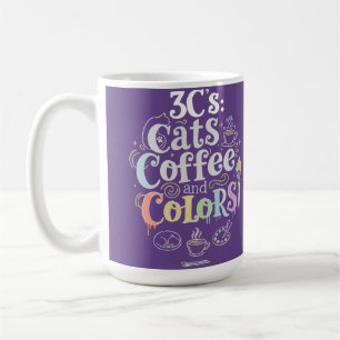 Mug Chats Café et Couleurs