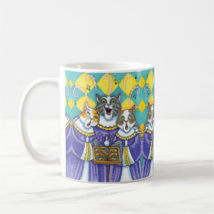 MUG CHATS CHOIR ÉGLISE & SOURIS CHANTER CAROLS DE NOËL