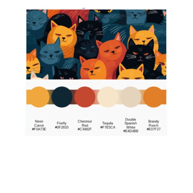 Mug Chats colorés entassés par le sommeil (Créateur téléchargé)