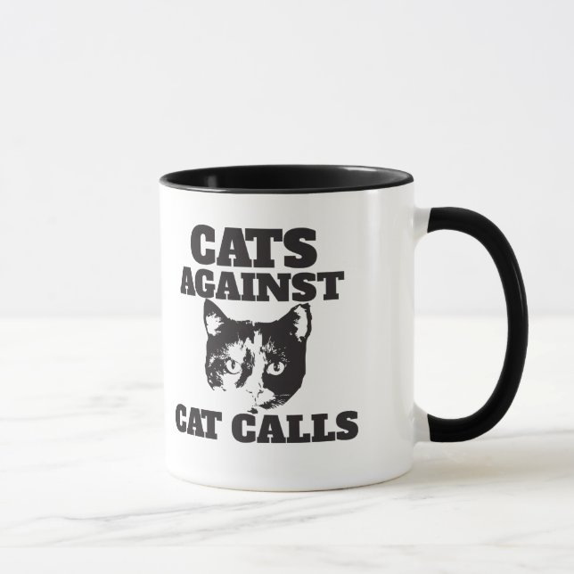 Mug Chats contre les appels de chat (Droite)