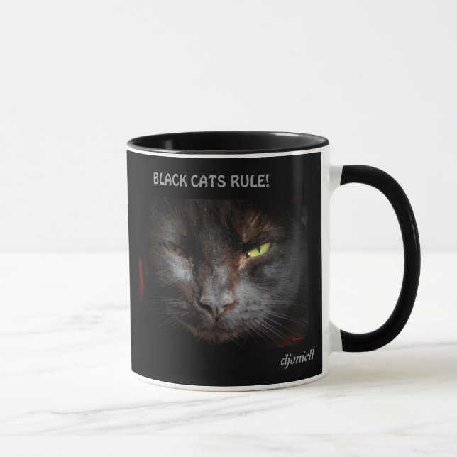 Mug Chats de café plus le meilleur est foncé (Droite)