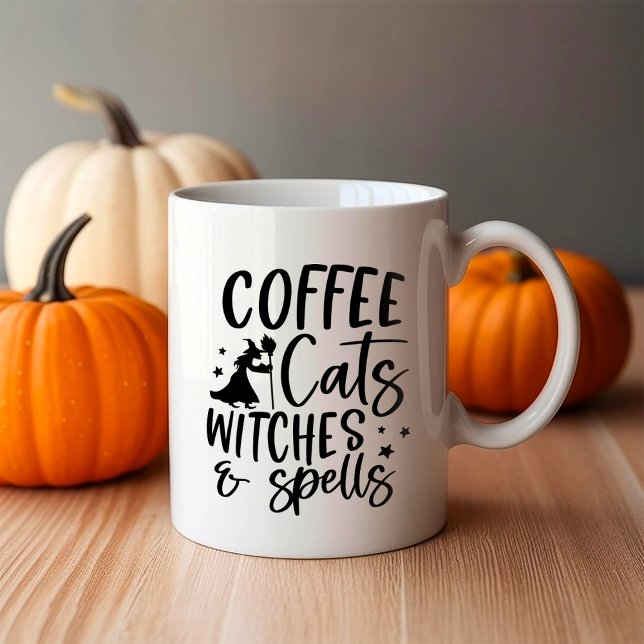Mug Chats de café sorcières et sorts (Créateur téléchargé)