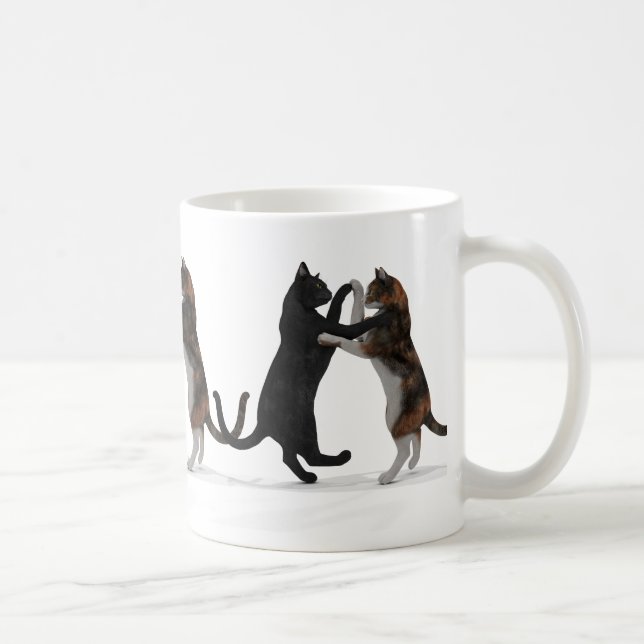 Mug Chats de danse doux (Droite)