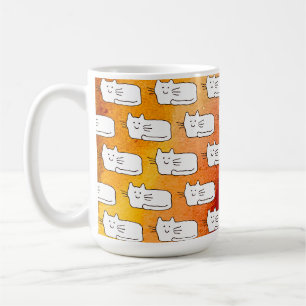 Mug Chats de dessin animé gribouillis dessin en ligne