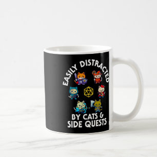 Mug Chats de joueur de Rpg Quête secondaire Drôle Nerd