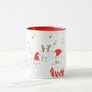 Mug Chats de Noël amusants