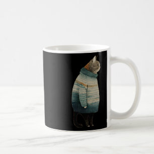 Mug Chats de Noël Fun Kitts Animaux Gris Gris Chat En