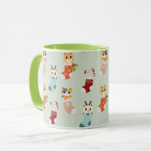 Mug Chats de Noël mignons