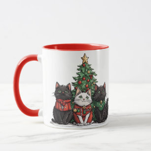 Mug Chats de Noël mignons
