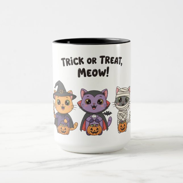 Mug Chats d'Halloween de Meow (Centre)