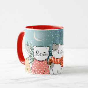 Mug Chats d'hiver
