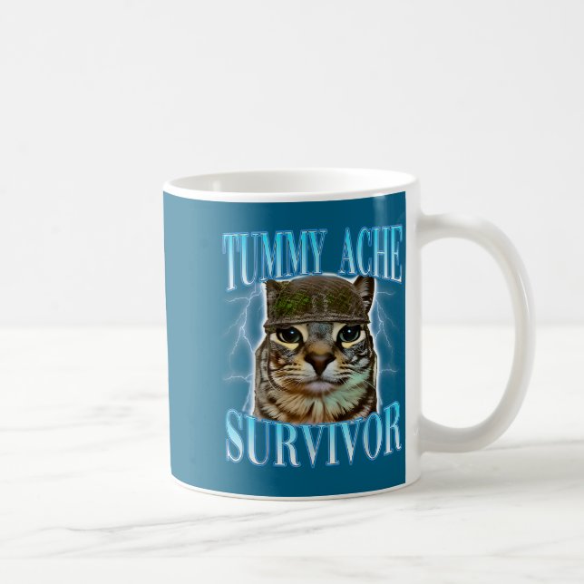 Mug Chats drôles disant que les chats survivants de ma (Droite)