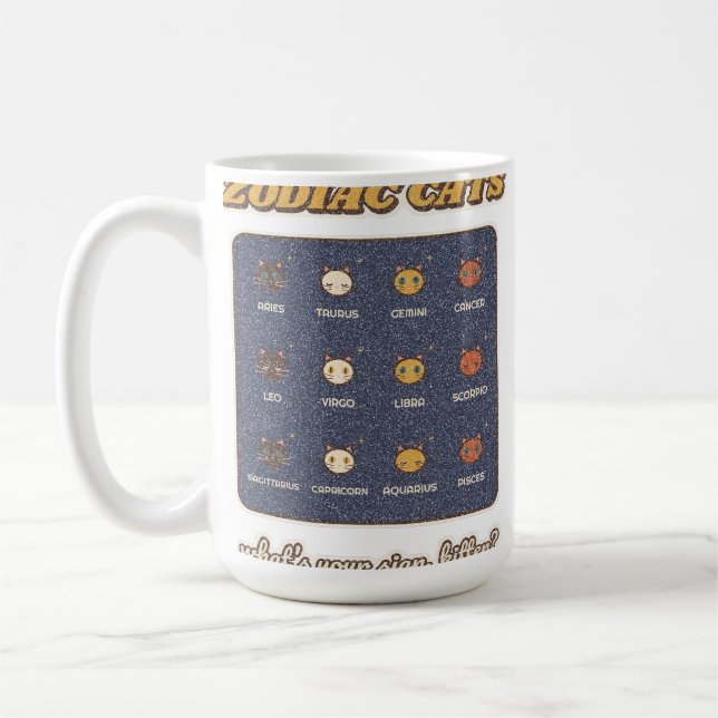 Mug Chats du zodiaque (Gauche)