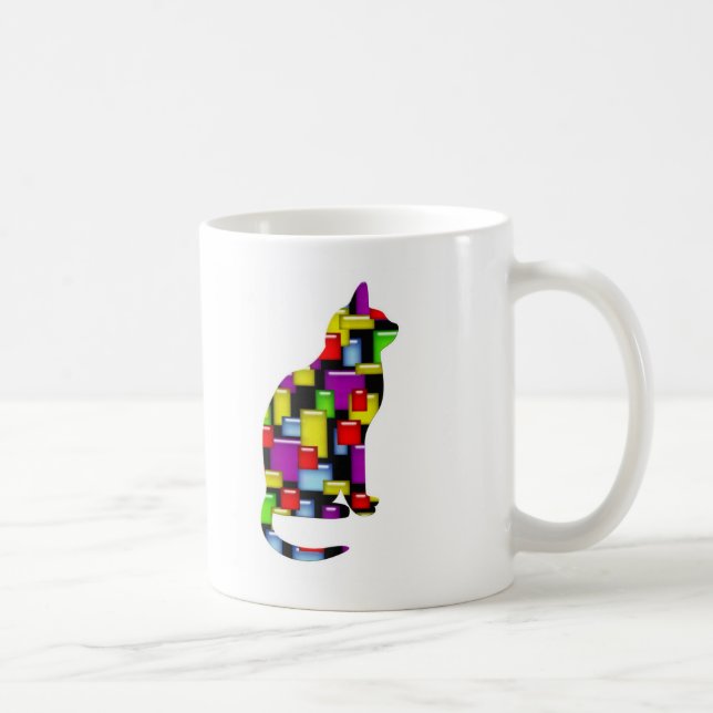 Mug chats en mosaïque (Droite)