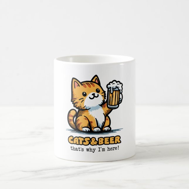 Mug Chats et bière 2 (Centre)