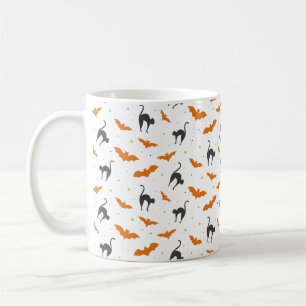 Mug Chats et chauves-souris Halloween
