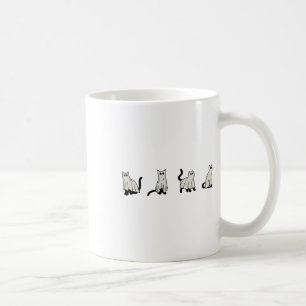 Mug Chats Fantômes D'Halloween Cuites Chats En Costume