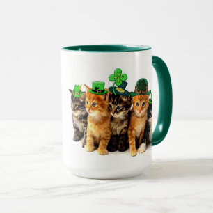Mug Chats joyeux de la Saint-Patrick
