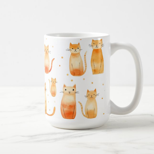Mug Chats Kitty Orange (Droite)