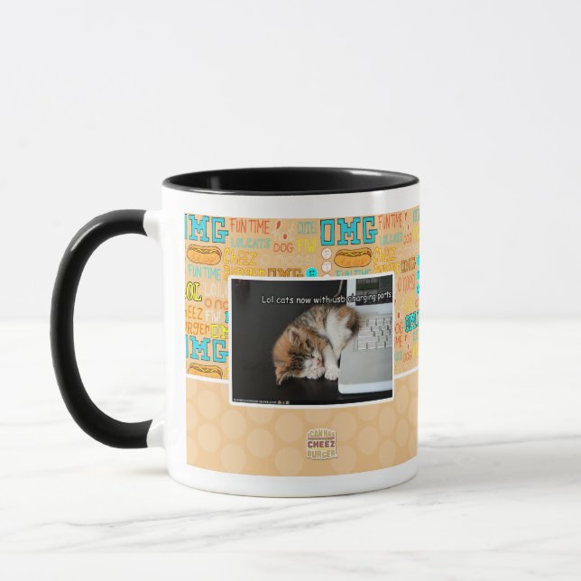 Mug Chats Lol avec USB (Gauche)