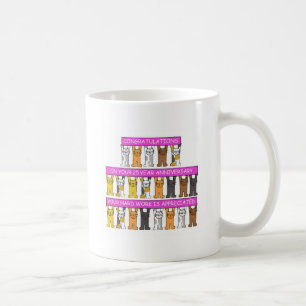 Mug Chats mignons de félicitations d'anniversaire de