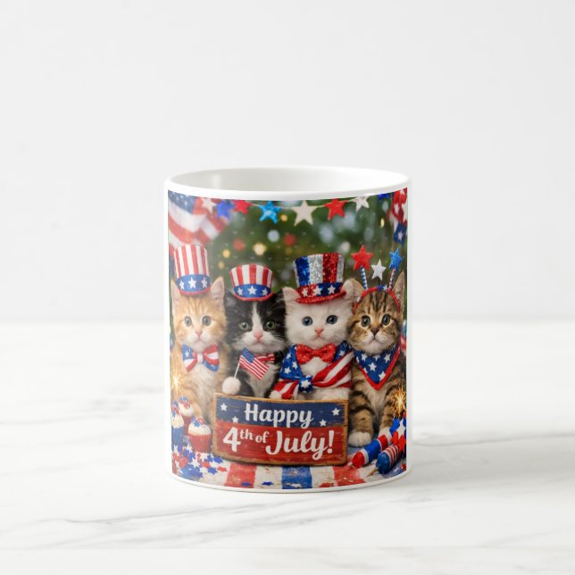 Mug Chats mignons de juillet  (Centre)