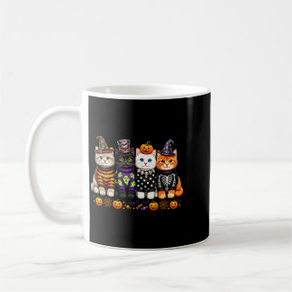 Mug Chats mignons de l'Halloween Kawaii Amoureux Chats