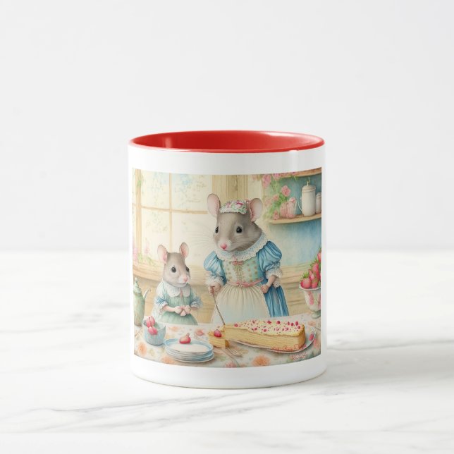 Mug Chats mignons de Noël (Centre)