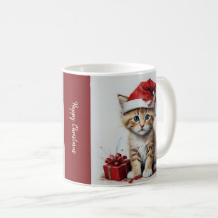 Mug Chats mignons festifs en costumes de Noël