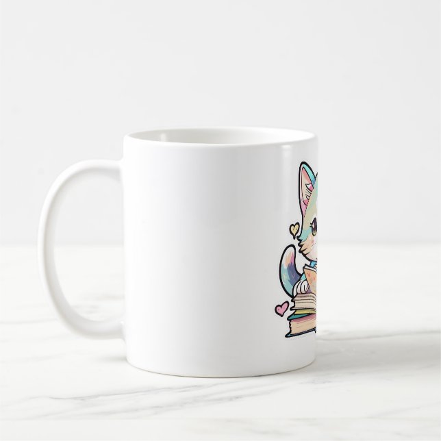 Mug chats mignons Livres de design extraordinaire par  (Gauche)