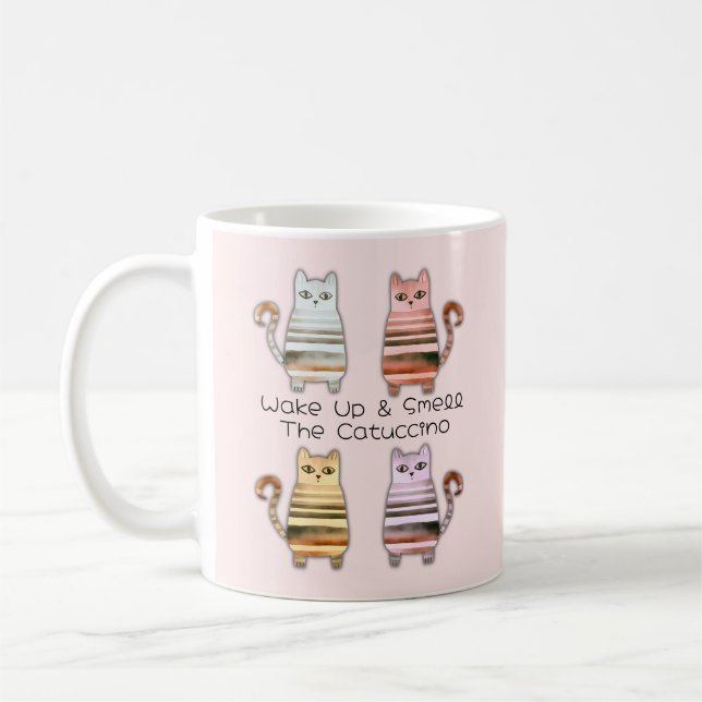 Mug chats mignons pour amoureux de les chats et amateu (Gauche)