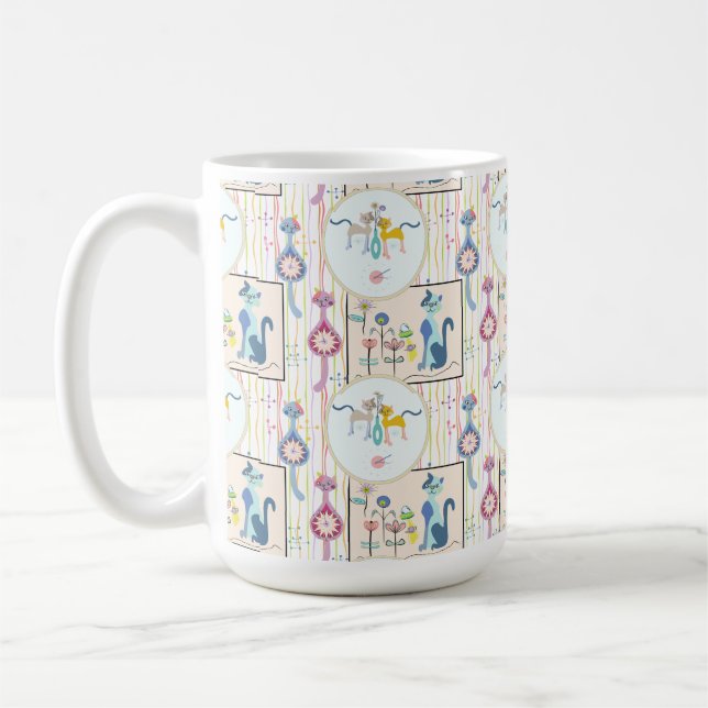 Mug Chats Mod Vol de Mur Friperie (Gauche)