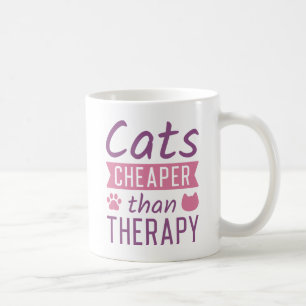 Mug Chats moins chers que la thérapie
