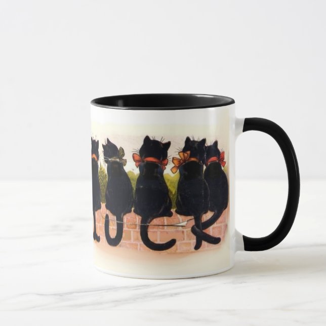 Mug Chats noirs chanceux (Droite)