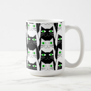 Mug Chats noirs et blancs