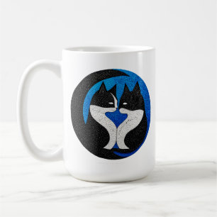 Mug Chats noirs et blancs