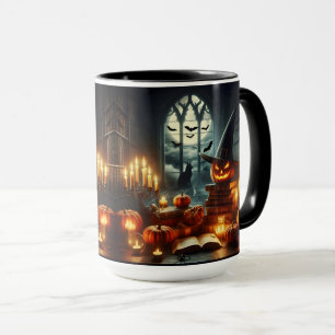 Mug Chats noirs, Jack-O-Lanterns et chauves-souris