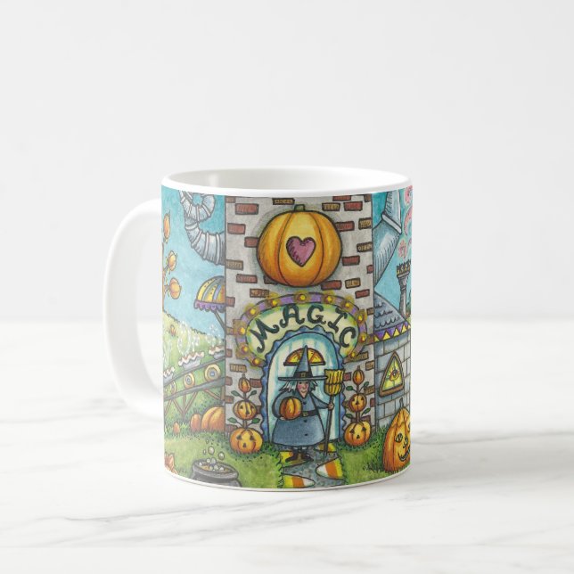 MUG CHATS NOIRS, PIE CITROUILLE DE TÉMOIN FACTORY CLAS (Devant gauche)