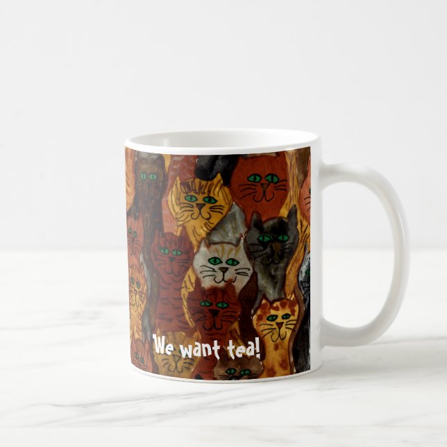 Mug chats - nous voulons le thé ! (Droite)