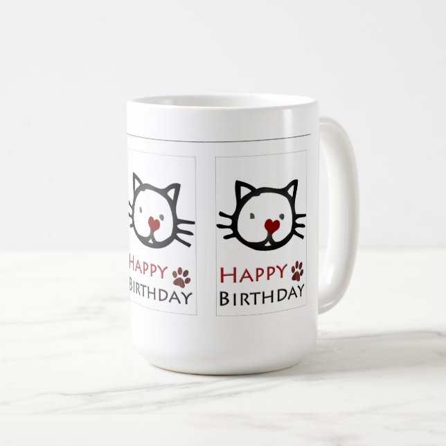 Mug Chats Patrouilles de chats blancs (Devant droit)