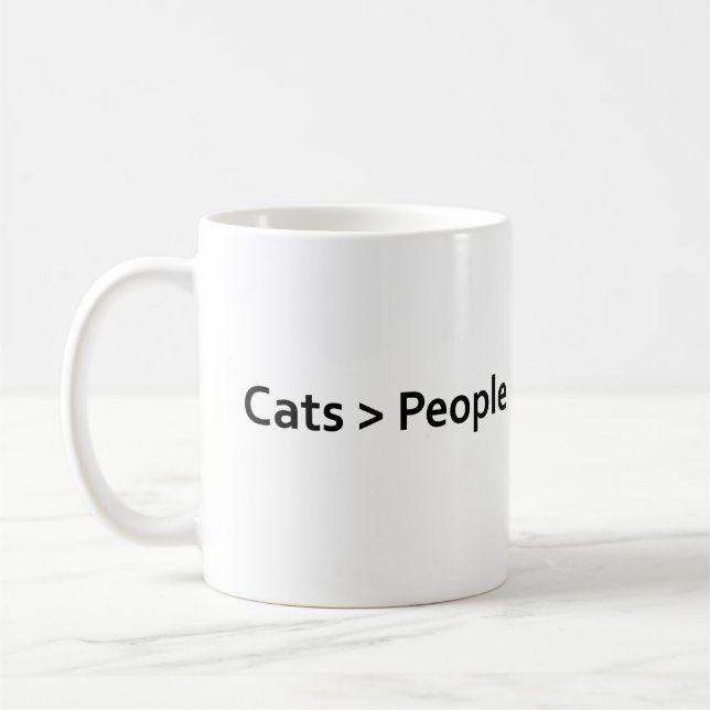 Mug Chats plus grands que les personnes (Gauche)