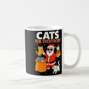 Mug Chats pour tout le monde drôle de Noël Chat Xmas S