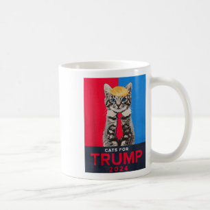 Mug Chats Pour Trump 2024 Drôle Tee Pour Vance Trump