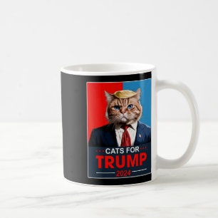 Mug Chats pour Trump 2024 Drôle Vote pour Trump Chats