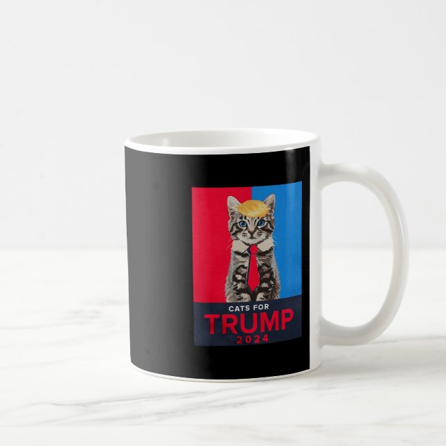 Mug Chats Pour Trump Drôle de Tee Pour Vance Trump  (Droite)
