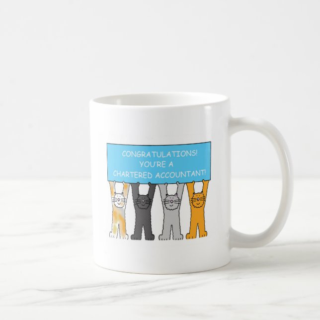 Mug Chats privilégiées de bande dessinée de (Droite)